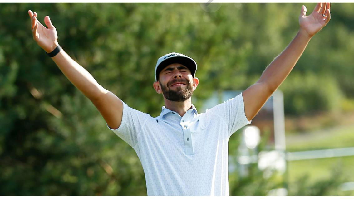 Erik van Rooyen finishes birdie-birdie-eagle to clinch PGA Tour event in Mexico